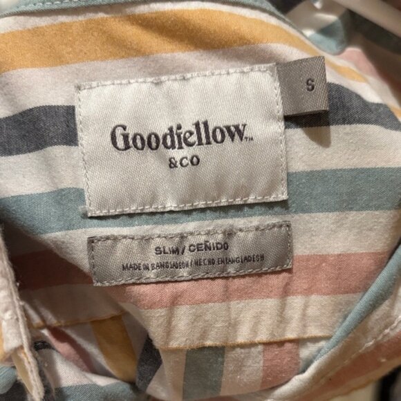 Goodfellow & Co Men's Striped Button-Down Shirt - Picture 2 of 2